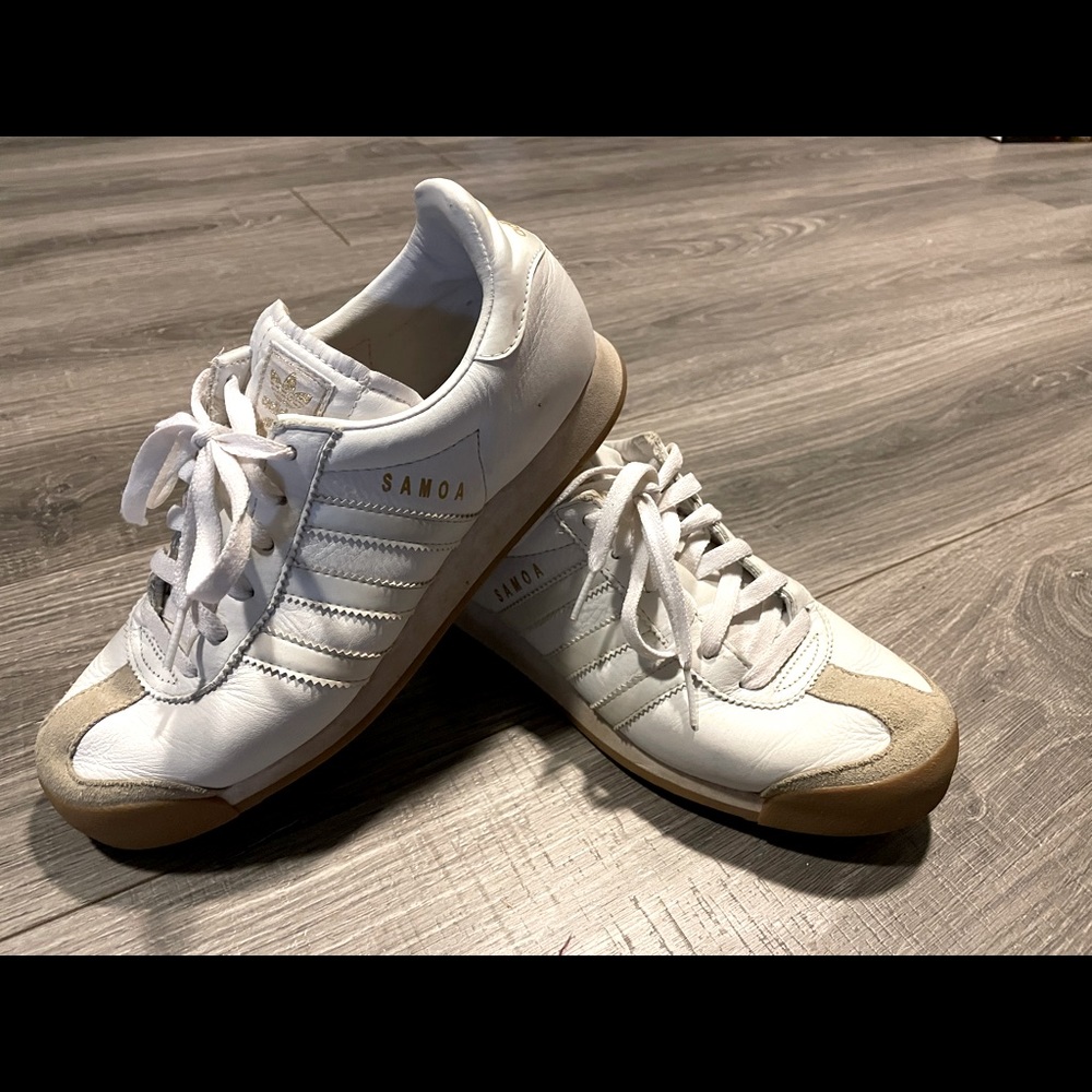 White adidas Samoa sneaker